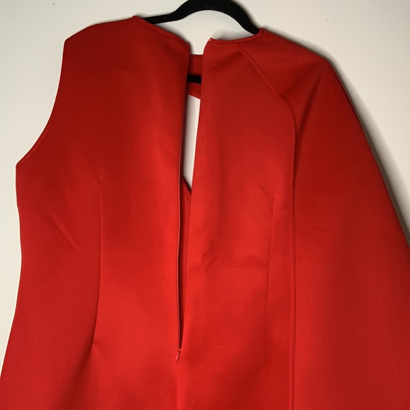 RED WIDE PANT JUMPER w/ CAPE(4XL)!! - Picture 7 of 7